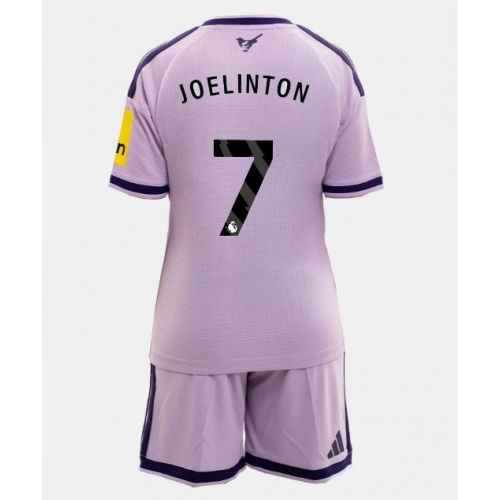 Newcastle United Joelinton #7 Maglia Gara Terza Repliche 2026-27 Bambino Maniche Corte Newcastle United Joelinton #7 Maglia Gara Terza Repliche 2026-27 Bambino Maniche Corte